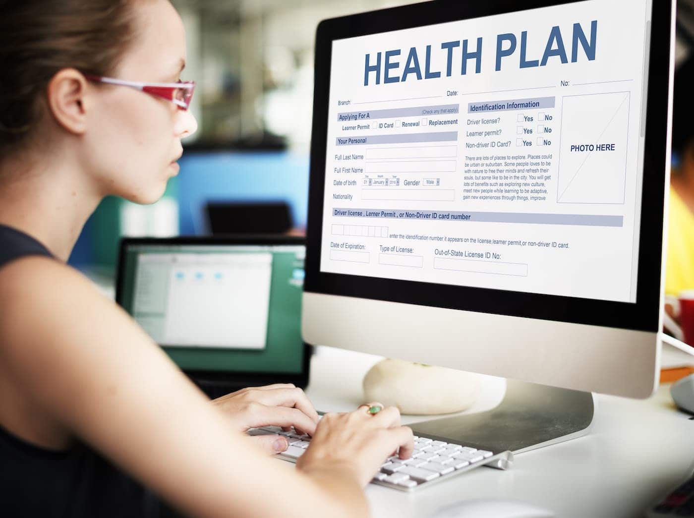 Health-Plan-Information-Examination-Concept